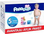 Paddlers 5 Numara Junior 112 Adet Aylık Paket Bebek Bezi