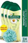 Palmolive Body & Mind Papatya Özü Ve Doğal Yağ 500 Ml 3 Adet Duş Jeli