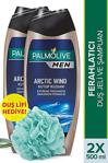 Palmolive Men Extreme Freshness Duş Jeli 500 Ml X 2 Adet + Duş Lifi Hediyeli