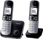 Panasonic Kx-Tg6812 Duo Çift Ahizeli Siyah Telsiz Telefon