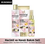 Pantene Biotin& Gül Saç Bakım Seti Şampuan Biotin & Gül Suyu 225 Ml +Bakım Kremi + Biotinli Hint Yağı