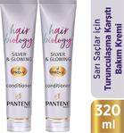 Pantene Hair Biology Sarı Ve Gri Saçlar Turunculaşma Karşıtı 160 Ml 2 Adet Saç Kremi