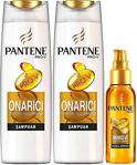 Pantene Onarıcı ve Koruyucu 2x500 ml Şampuan + 100 ml Keratin Özlü Onarıcı E Vitaminli Saç Bakım Yağı