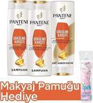 Pantene Saç Dökülmelerine Karşı Etkili Şampuan 400 Ml X 2 Saç Bakım Kremi 360 Ml Makyaj Pamuğu