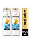 Pantene Temel Bakım 2'si 1 Arada 500 ml 2 Adet Şampuan