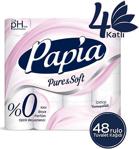 Papia Pure & Soft 4 Katlı 16 Rulo 3'Lü Paket Tuvalet Kağıdı
