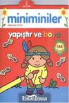 Parıltı Yayıncılık Miniminiler Kırmızı Kitap Yapıştır Ve Boya 2 Yaş Üstü