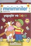 Parıltı Yayıncılık Miniminiler Yapıştır Ve Boya Bordo Kitap