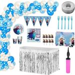 Partikirtasiye Frozen Elsa Lüks Doğum Günü Parti Seti 16 Kişilik