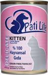 Pati Life Tahılsız Kitten Kuzu Etli 415 gr 24'lü Paket Yavru Kedi Konservesi