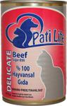 Pati Life Tahılsız Sığır Etli 415 gr 24'lü Paket Yetişkin Kedi Konservesi