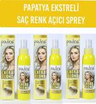 Pauline Extra Blond Doğal Saç Renk Açıcı Sprey 125 Ml 3Lü Paket