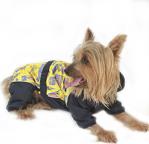 Pawstar New York Romper Küçük Ve Orta Irklar Için Tulum-Mont Yağmurluk Köpek Kıyafeti