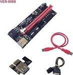 Pce164P Ver009S Pci-E 1X To 16X Sata6Pin Bitcoin Riser Kart Ekran