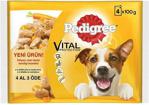 Pedigree Adult Pouch Multipack 100 gr 4'lü Paket Yetişkin Köpek Konservesi