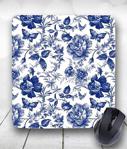 Pekmez Design Çiçek Desenli Bilek Destekli Kare Mouse Pad