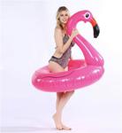 Pembe Flamingo kuğu Deniz havuz yatağı Simidi 120 cm