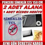 PENCERE SİNEKLİĞİ 125X150 CAM TÜL SİNEKLİK