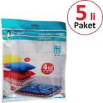 Penguen Xxl 80x100 Vakumlu Hurç Poşet 5\'lİ Paket (5 Adet)