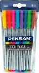 Pensan Tükenmez Triball 1Mm Renkli 8 Li Set