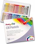 Pentel Arts 36 Renk Yağlı Pastel Boya Seti