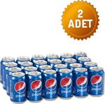 Pepsi 330 Ml 24'Lü 2 Adet Kutu Cola