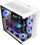 Performax Warmech Rgb 4 Fanlı Beyaz Atx Oyuncu Kasası