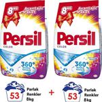 Persil Color 8 kg 2'li Paket Renkliler için Toz Çamaşır Deterjanı