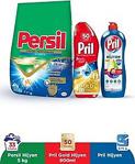 Persil Toz Çamaşır Deterjanı 33 Yıkama Hijyen+Pril Gold Jel 50 Yıkama Hijyen+Pril Elde Yıkama 675G Hijyen - 6,5 Kg