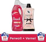 Perwoll Color 2 Lt Sıvı Çamaşır Deterjanı + Vernel Romance 1200 Ml Yumuşatıcı