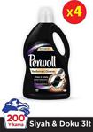 Perwoll Hassas Sıvı Çamaşır Deterjanı Siyahlar Için 4 X 3 L