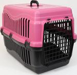 Pet Style Büyük Kedi Köpek Kafesi Pembe 63X43X45H