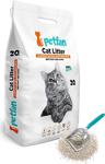 Petfan 20Lt-17 Kg Ince Taneli Beyaz Bentonite Kokusuz