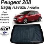 Peugeot 208 Bagaj Havuzu 208 Bagaj Paspası