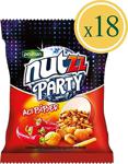 Peyman Nutzz Party Mix Acı Kırmızı Biber Aromalı 90 Gr 18'Li Paket Mısır Çerezi Ve Yer Fıstığı