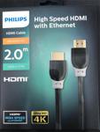 Philips 2 Metre HDMI Kablo Altın Uçlu 4K ULTRA Hd Kablo SWL6116C
