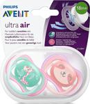 Philips Avent 2'Li Ultra Air Bebek Emzik 18+ Ay