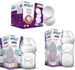 Philips Avent Natural Cam Biberon Seti 2'li (240 ml + 120 ml)+ 30'lu Göğüs Pedi