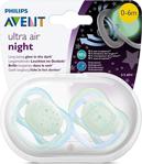 Philips Avent Ultra Air Night 0-6 Ay İkili Emzik Seti (Mavi)