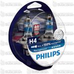 Philips Racing Vision H4 +%150 Fazla Işık 12342Rvs2 X-Treme