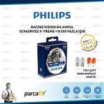 Philips Racing Vision H4 Ampul 12342RVS2 X-treme +%150 Fazla Işık