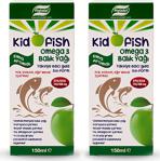 Phytodef Kidofish Omega 3 Balık Yağı - Sıvı Form 150Ml (Elma Aromalı) X 2 Adet