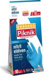 Piknik Nitril Large 10'Lu Temizlik Eldiveni