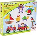 Pilsan Çıt Çıt Bloklar (200 Parça) Mini Model Blok Eğitici Blok