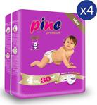 Pine Maxi (7-18 Kg ) Ikiz Paket 120 Adet Bebek Bezi - 4 - 30