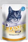Plaisir Care Sensitive Kümes Hayvanlı Pouch 85 gr Yetişkin Kedi Konservesi