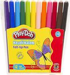 Play-Doh 12 Renk Keçeli Kalem