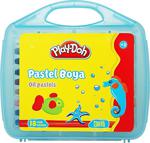 Play-Doh Plastik Çantalı 18 Renk Pastel Boya