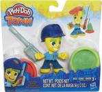 Play-Doh Town Polis Motorsikleti ve Figür Seti Oyun Hamuru