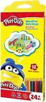 Play-doh Woodfree Altıgen Kuruboya 12 Renk Karton Kutu Tam Boy Ku029